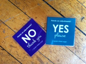 THESE are consent cards